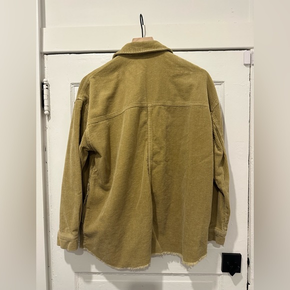 Zara Corduroy Button Down Shirt Jacket - Picture 2 of 4